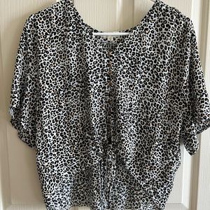 Ultra Flirt Cheetah Print Crop Top